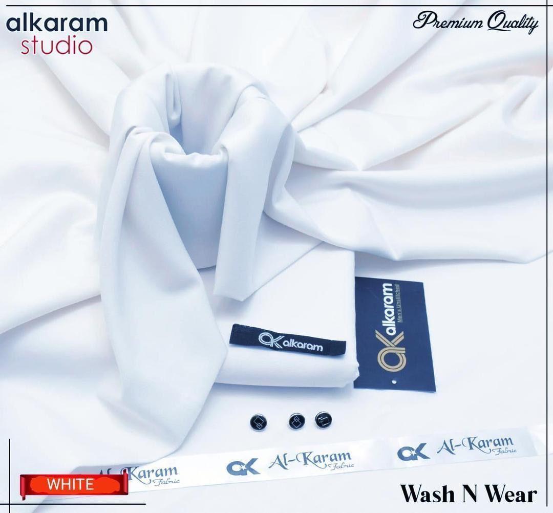 Premium Quality Wash & Wear White Suit for All Occasions